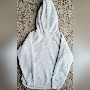 Abercrombie Kids SZ(7-8)Fuzzy Sherpa White Hoodie